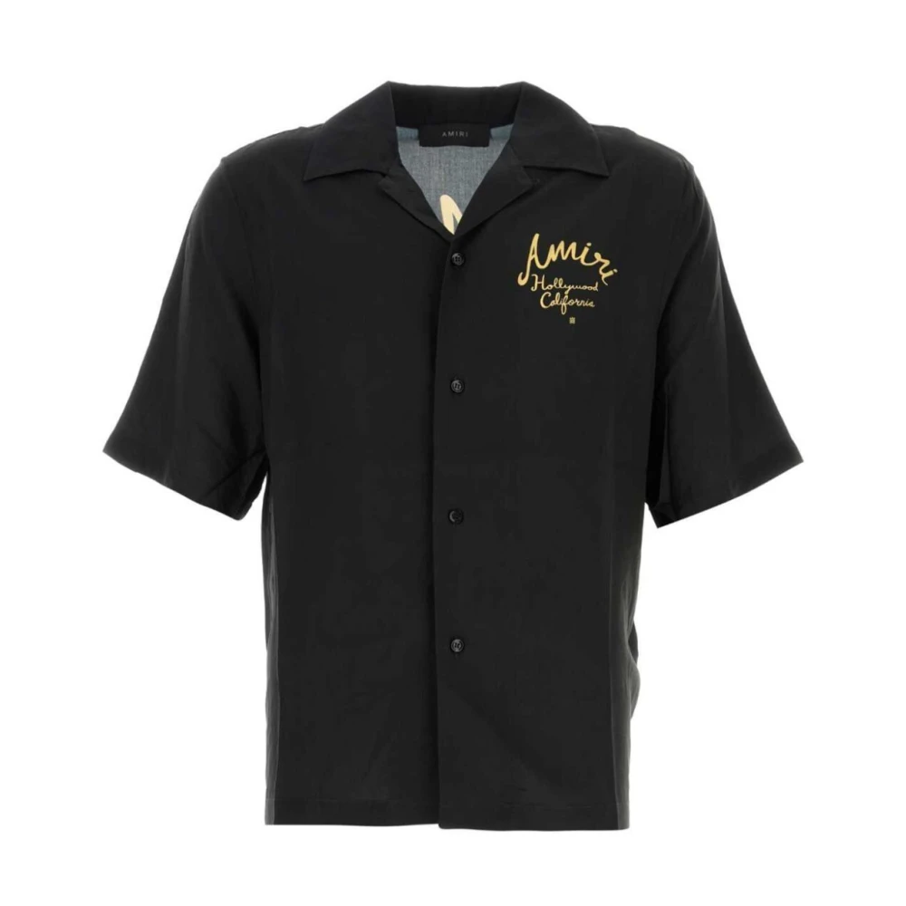 Amiri Hollywood Camp Overhemd Black Heren