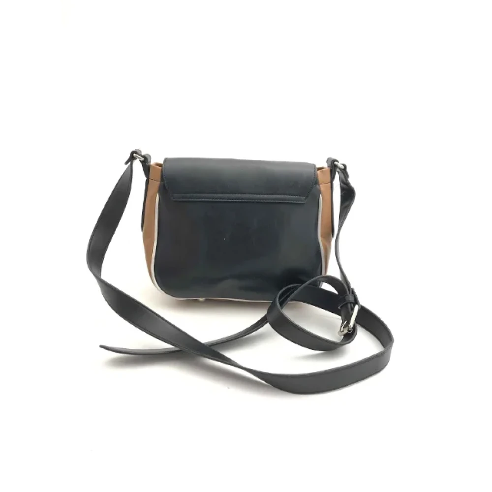 Marni Pre-owned Leather crossbody-bags Black Dames