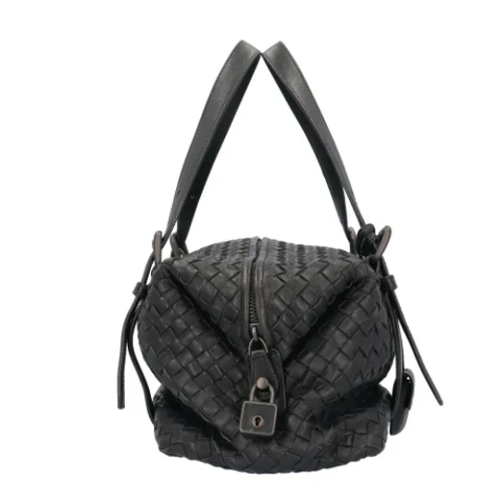 Bottega Veneta Vintage Pre-owned Leather handbags Black Dames