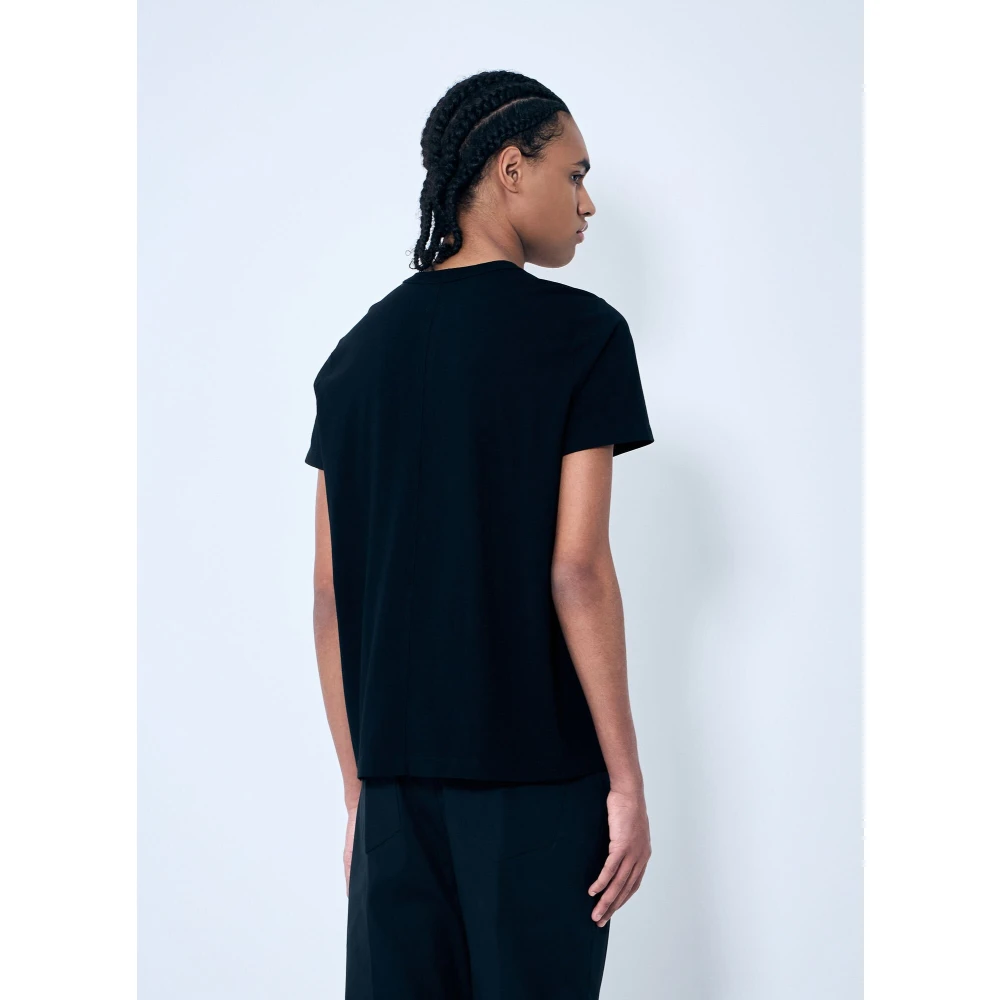 Rick Owens Katoenen T-shirt met korte mouwen en ronde hals Black Heren