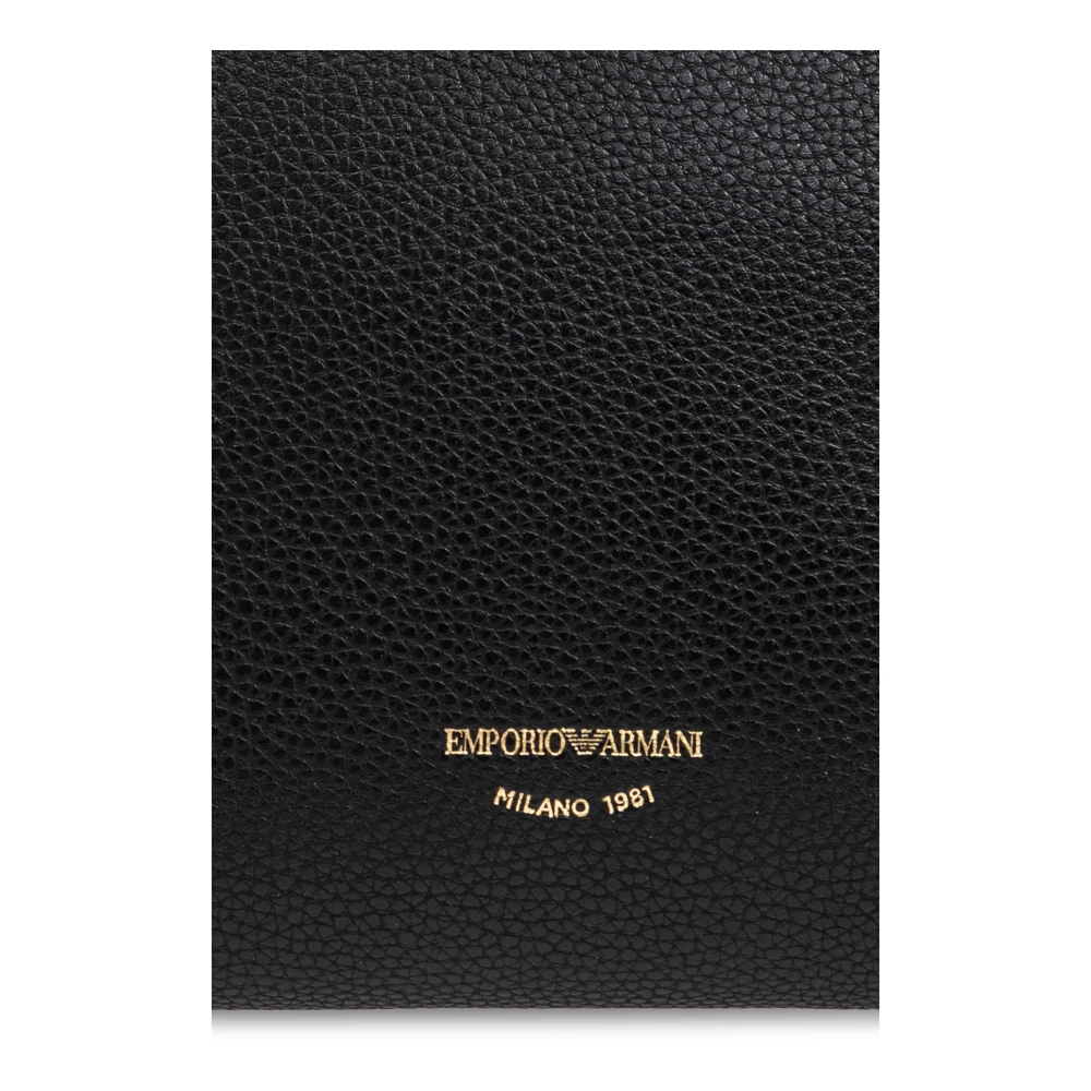 Emporio Armani Cosmeticatas met logo Black Dames