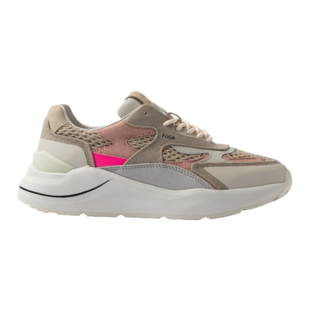 D.a.t.e. Women's Beige Fuga Sneaker