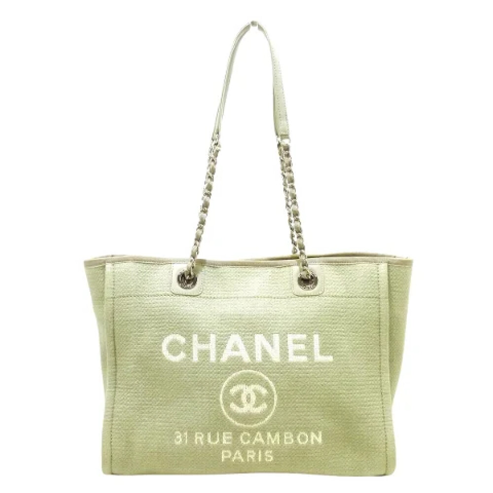 Sac chanel shop en toile