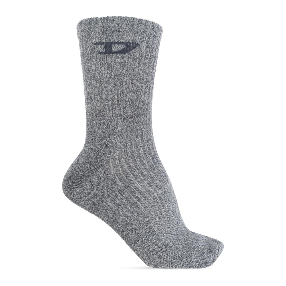 Diesel Sokken Skm-D-Tennis-Crew Gray Heren