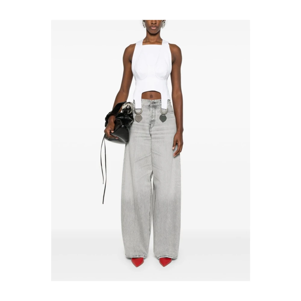 Haikure Boyfit Over Jeans Gray Dames