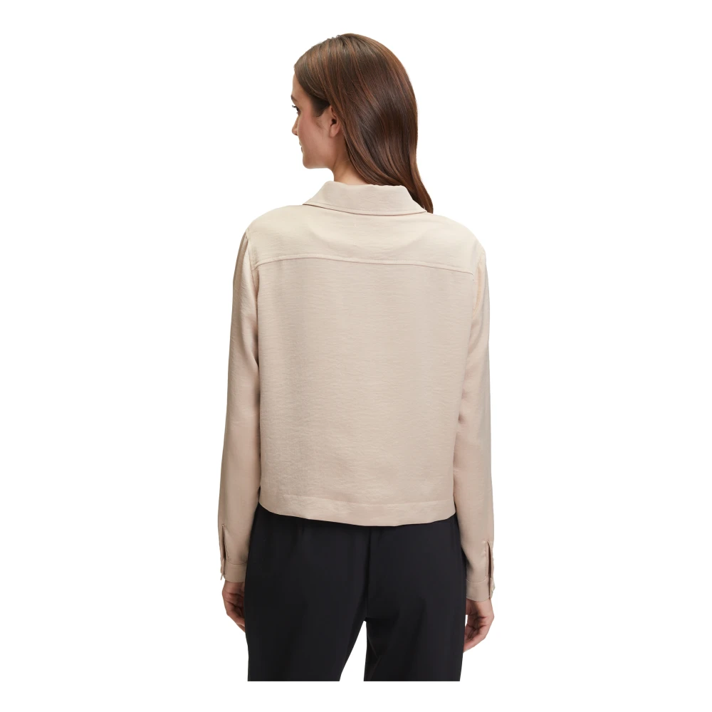 Betty & Co Langarm Casual Jack Beige Dames