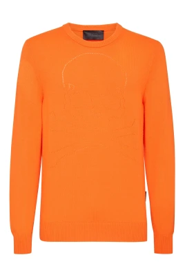 Pullover Rund Hals Skull and Plein