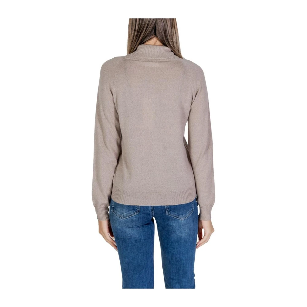 Sandro Ferrone Merino Wool Sweater Gray Dames