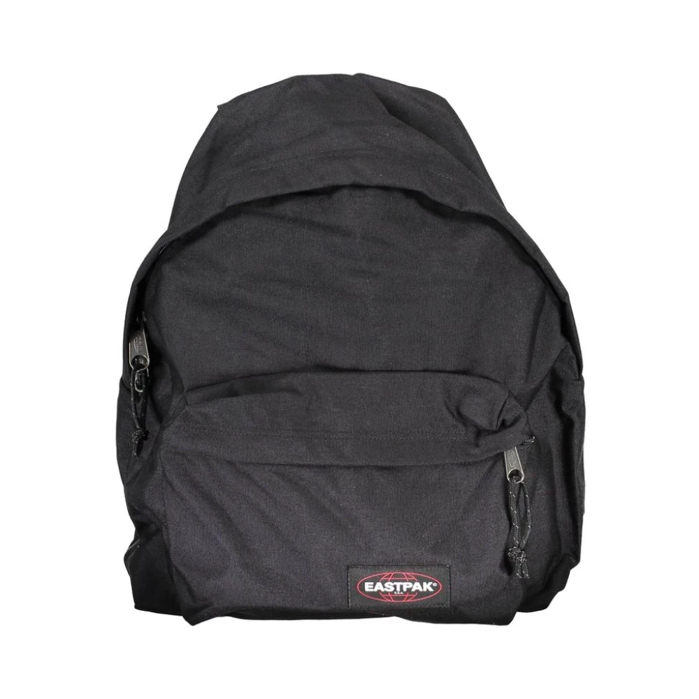 Eastpak Svart Polyester Ryggsäck med Dragkedja Black, Unisex