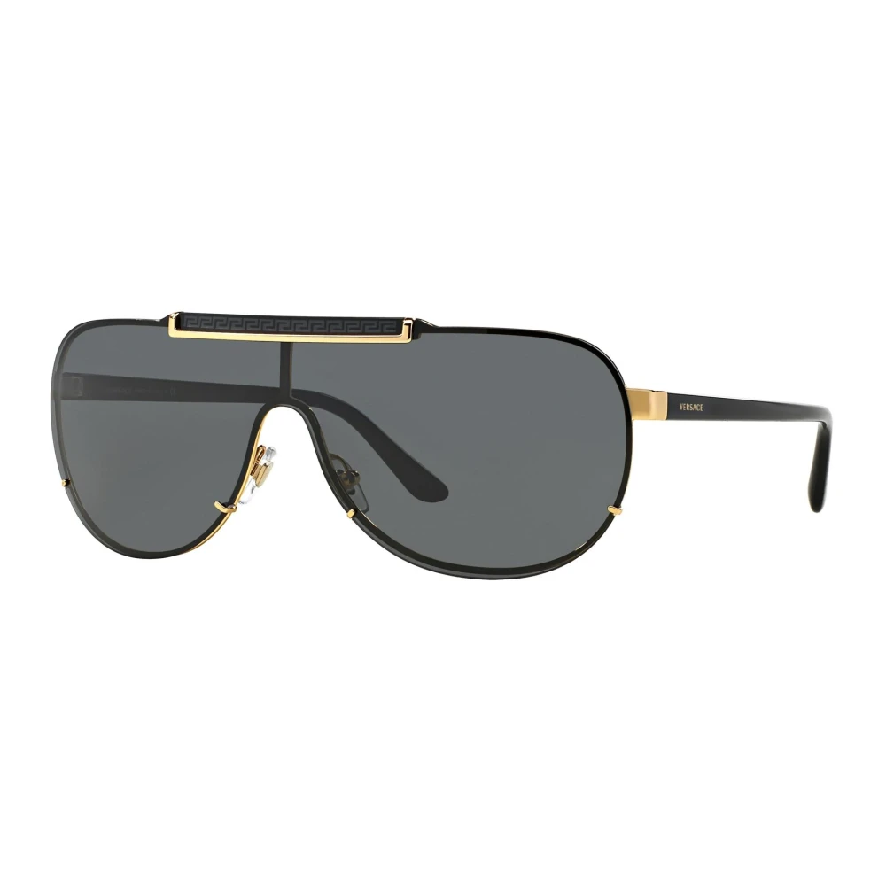 Versace Gold/Grey Ve2140 100287 Man Sunglasses Metal Pilot Normal - Image 7