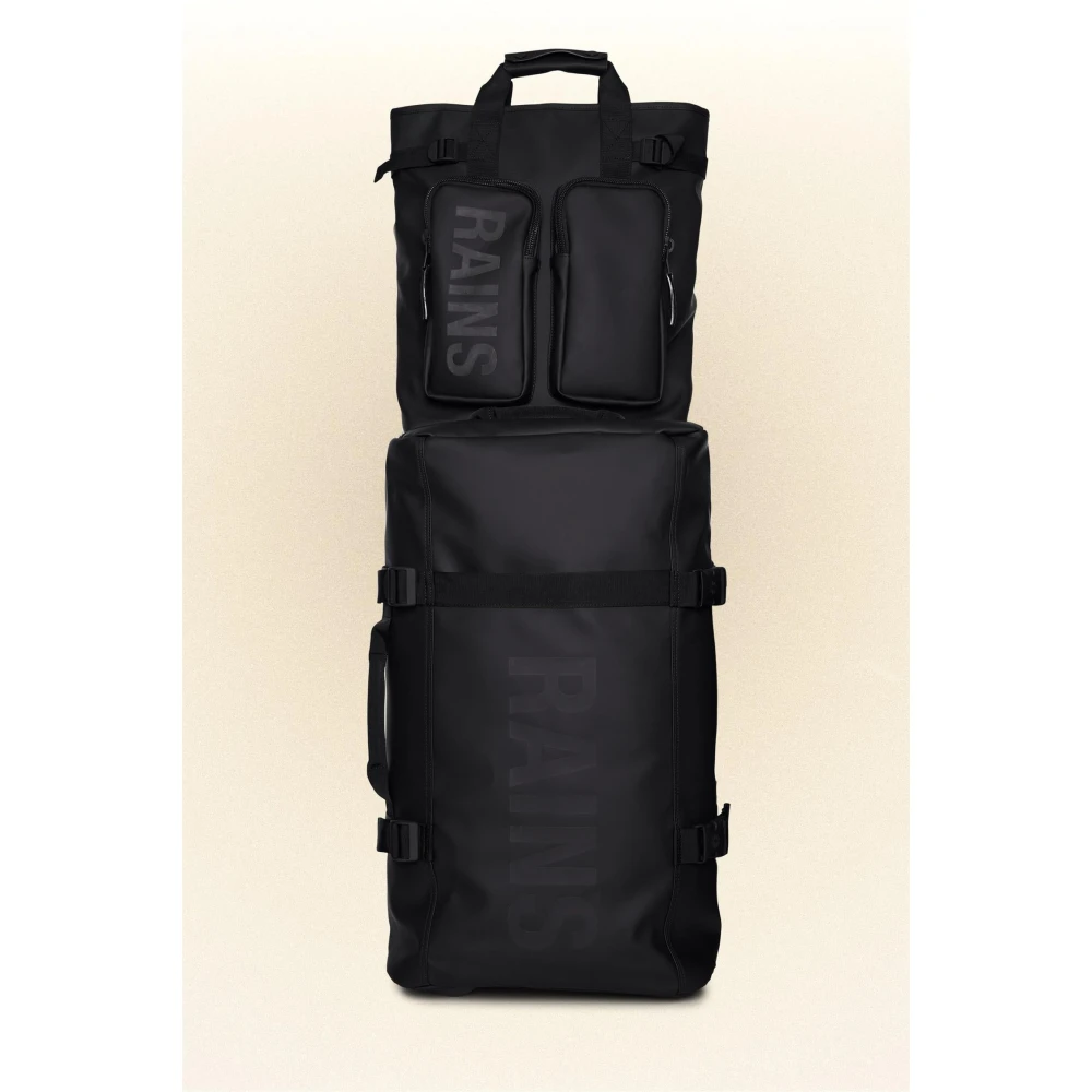 Rains Waterdichte Reistas met Harde Buitenkant Black Unisex