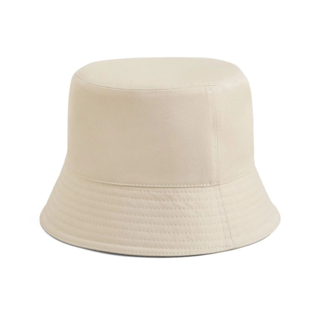 Marni Geborduurde emmerhoed in licht beige White Heren