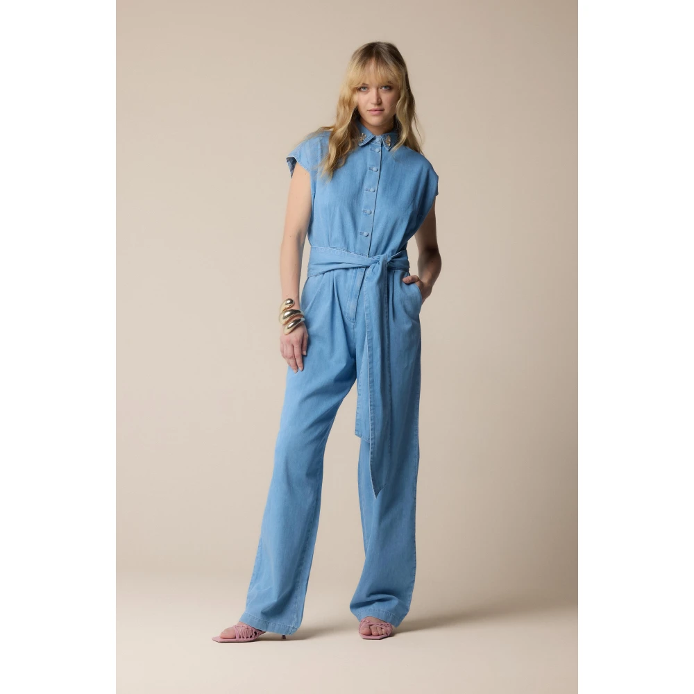Kocca Stijlvolle Jumpsuits voor Vrouwen Blue Dames