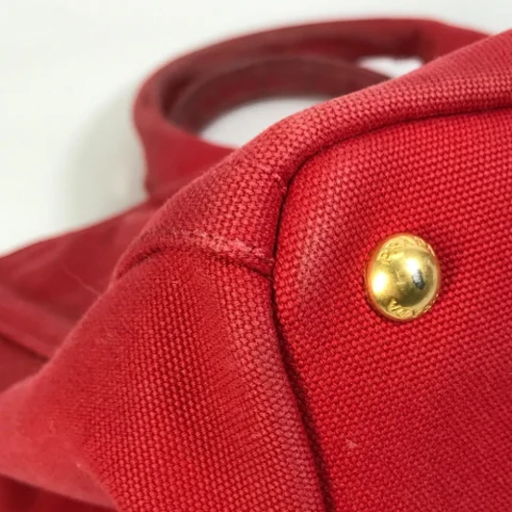 Prada Vintage Pre-owned Fabric prada-bags Red Dames