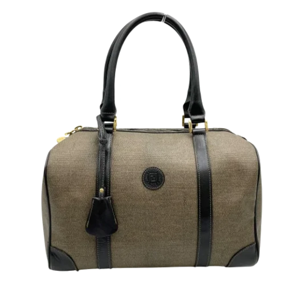 Fendi Vintage Pre-owned Leather fendi-bags Brown Dames