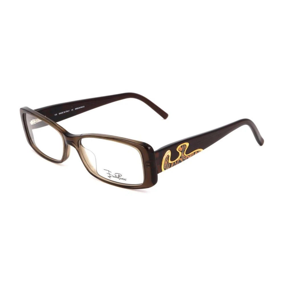 EMILIO PUCCI Bicolor Plastic Frames met Hazel Dial Multicolor Dames