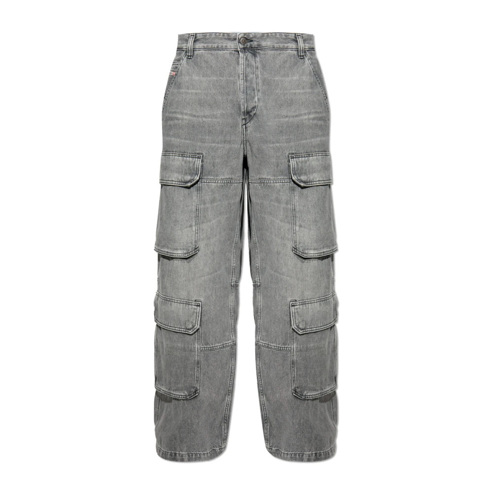 Jeans > Wide Jeans - - Diesel - Modalova