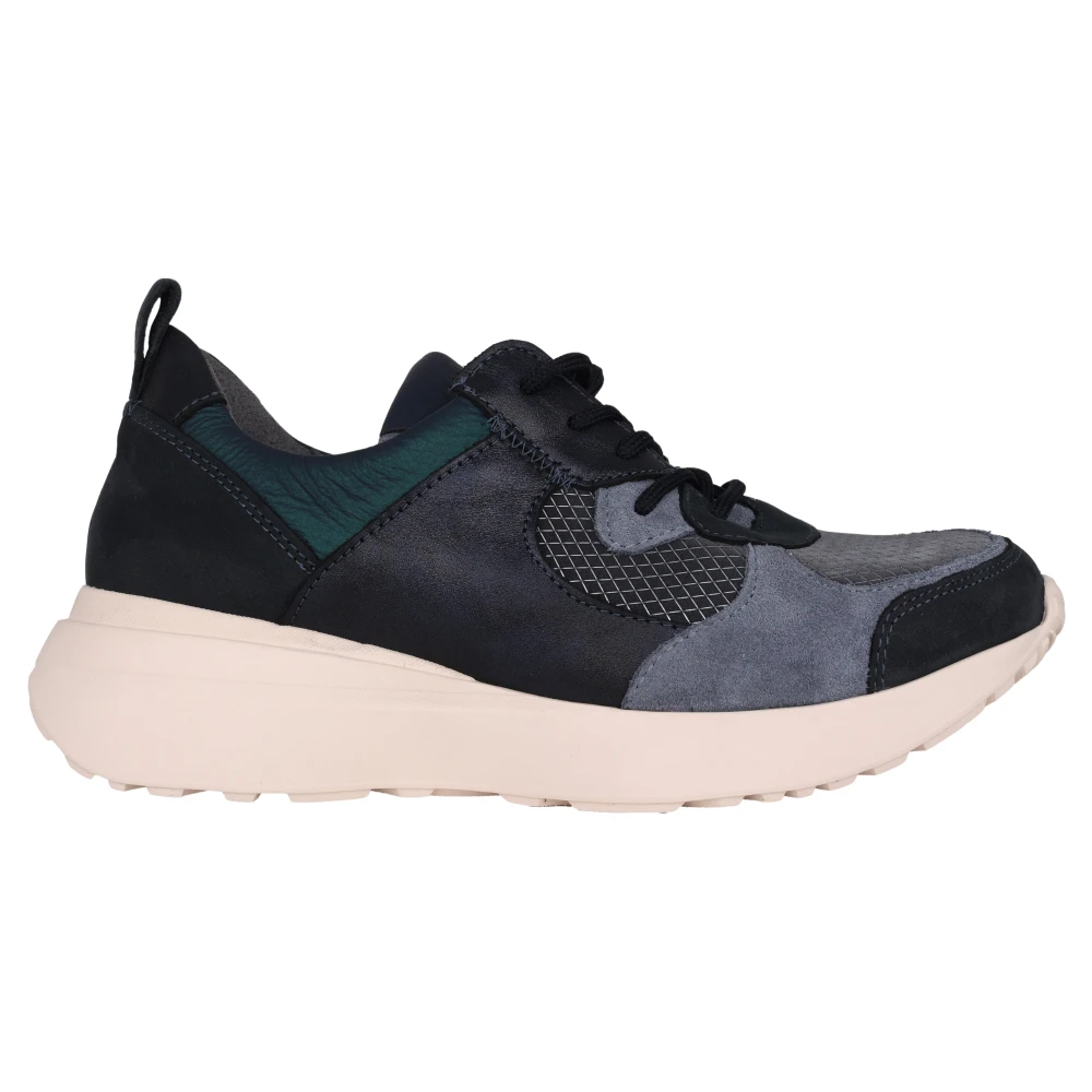 Waldläufer Blauwe Dames Sneaker G-Jessy Dames Schoenen