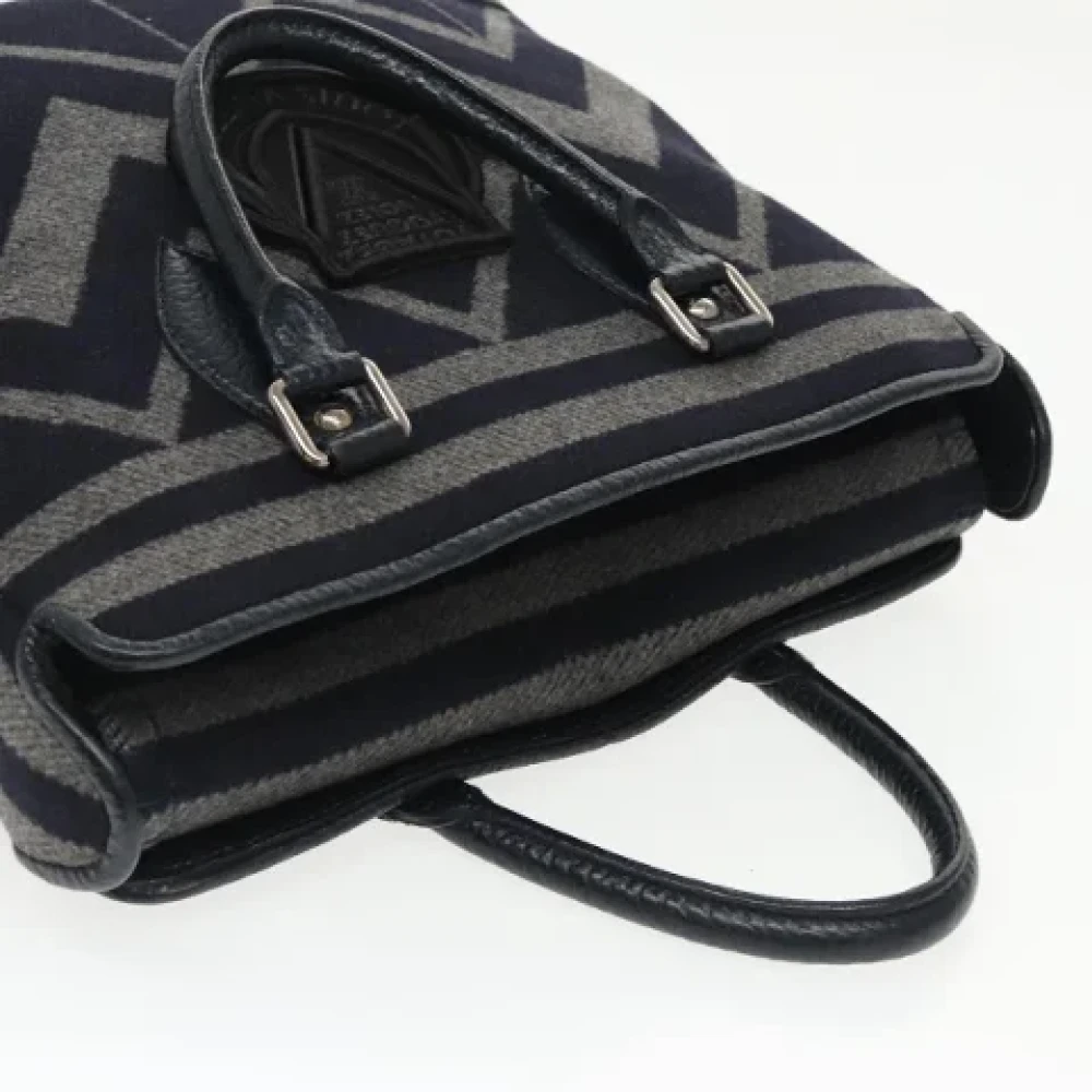 Louis Vuitton Vintage Pre-owned Wool louis-vuitton-bags Black Dames