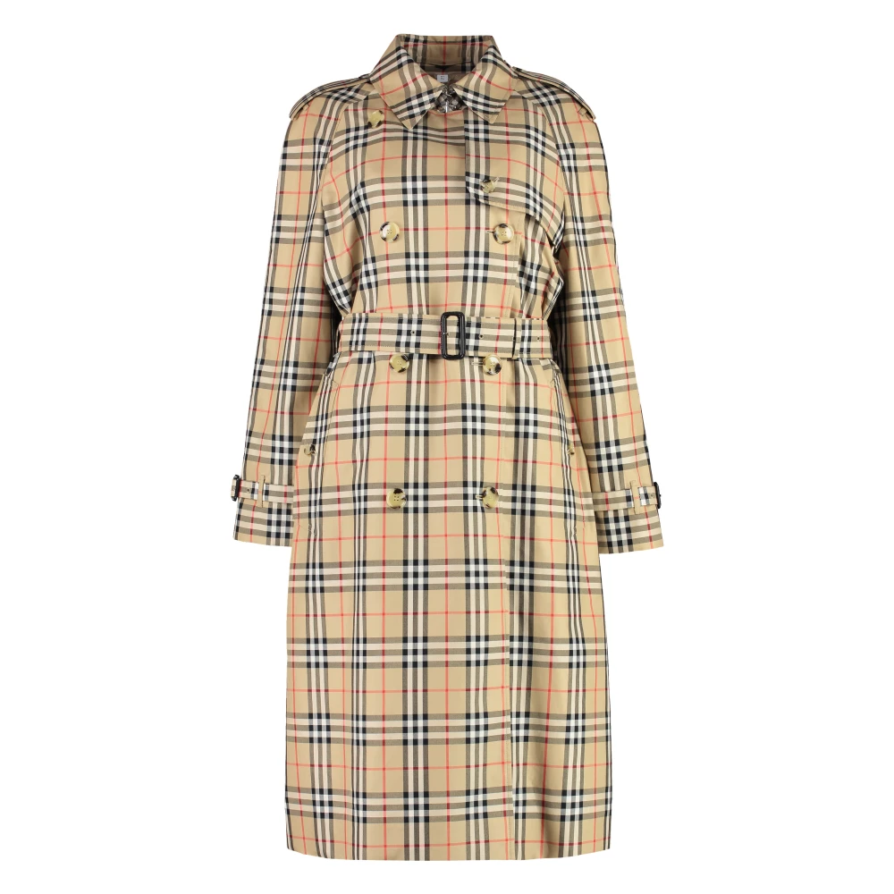 Burberry Women's Beige Gabardine Trench Coat - Trench Coats - 2XS - Coats