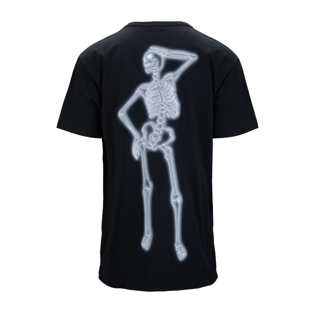 alexander mcqueen Heren Skeleton Grafische T-Shirt Black Heren