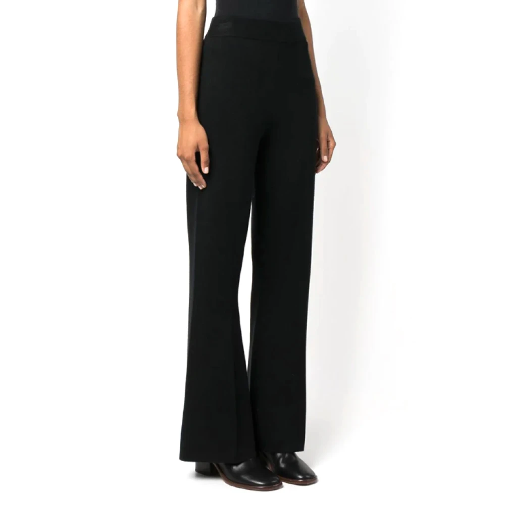 Twinset Zwarte gebreide broek Black Dames