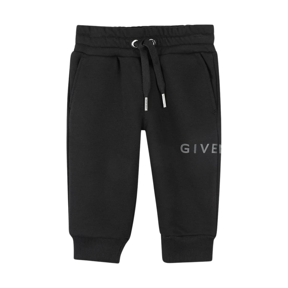 Givenchy Unisex Kids Black Kids Logo Detail Joggers Pants
