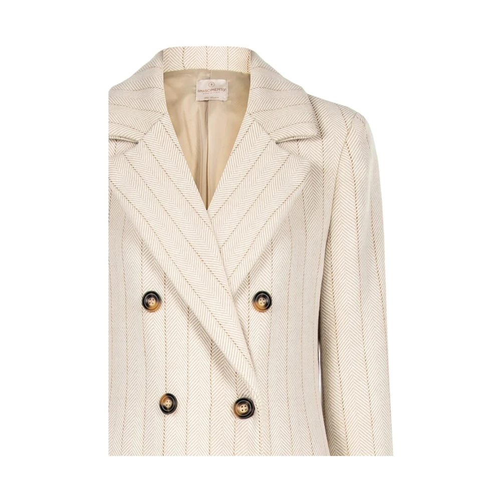 RINASCIMENTO Herfst Winter Jas Mantel Collectie 2024 25 Beige Dames
