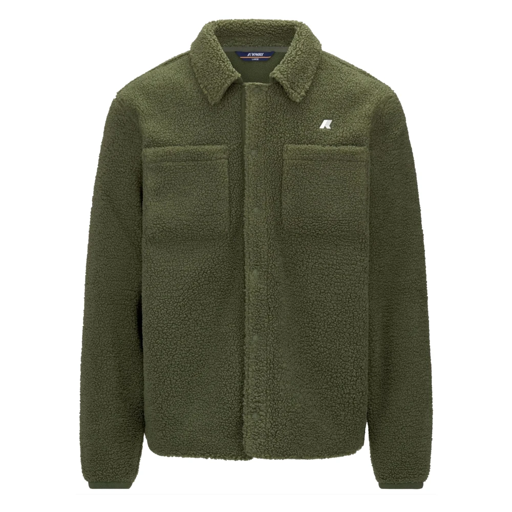 K-way Sherpa Polar Fleece Jas Groen Green Heren
