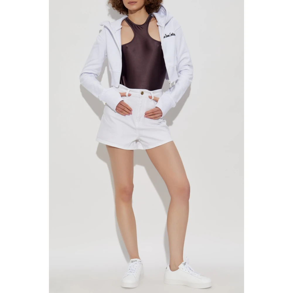 Versace Jeans Couture Off-shoulder bodysuit Brown Dames