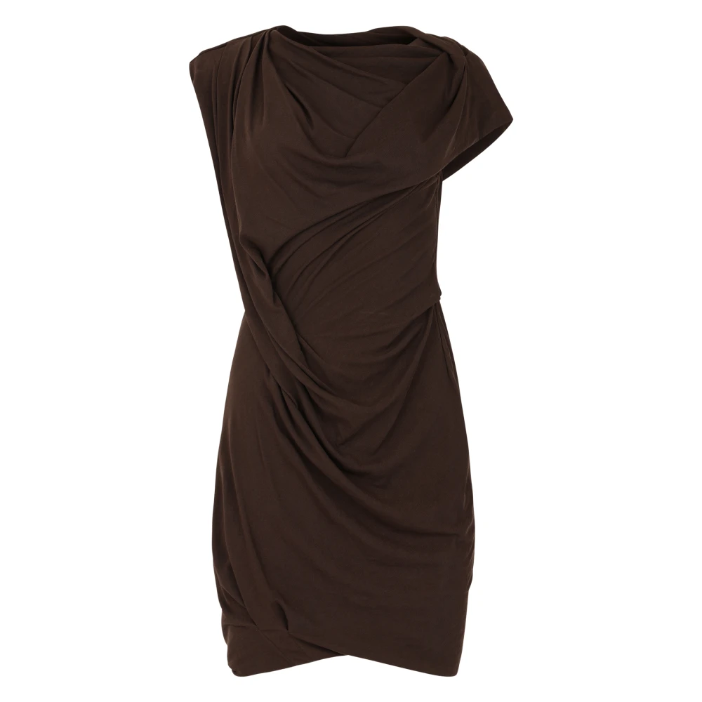 Entire Studios Women's Brown Twist Mini Dress - Short Dresses - S - Dresses