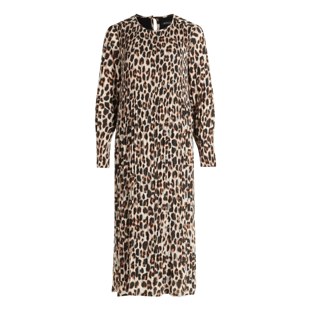 Betty Barclay Jurk met Lange Mouwen en Plooien Multicolor Dames