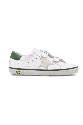 sneakers-old-school-enfants-blanc-vert