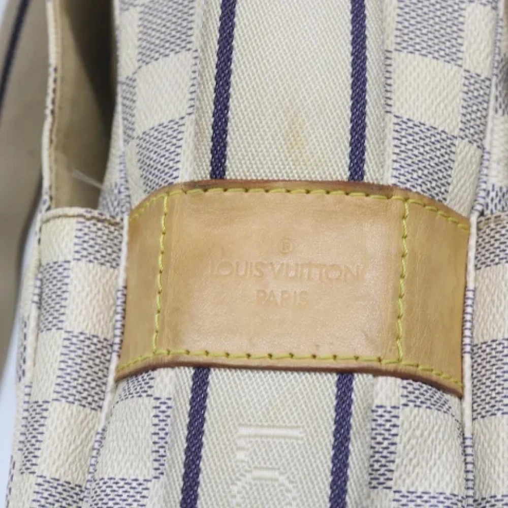 Louis Vuitton Vintage Pre-owned Canvas shoulder-bags White Dames