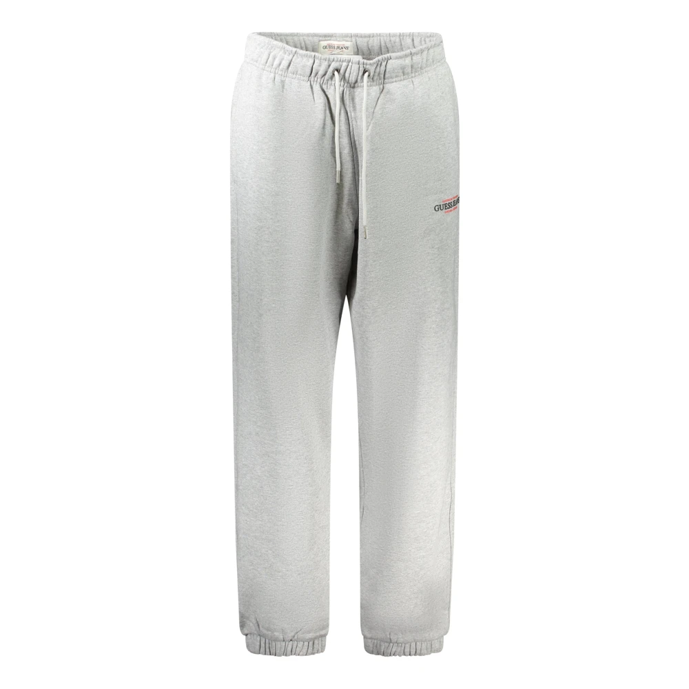 Guess Sportieve Grijze Herenbroek met Elastische Taille Gray Heren