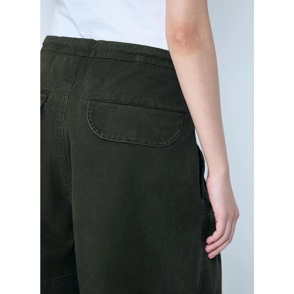 Entire Studios Canvas Cargo Broek Green Dames