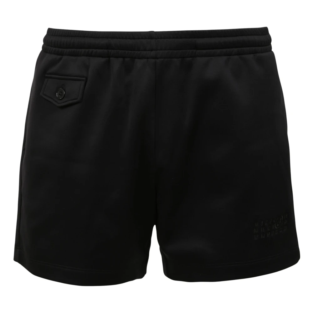 Mm6 Maison Margiela Men's Black Training Shorts - Training Shorts - Xl - Sport