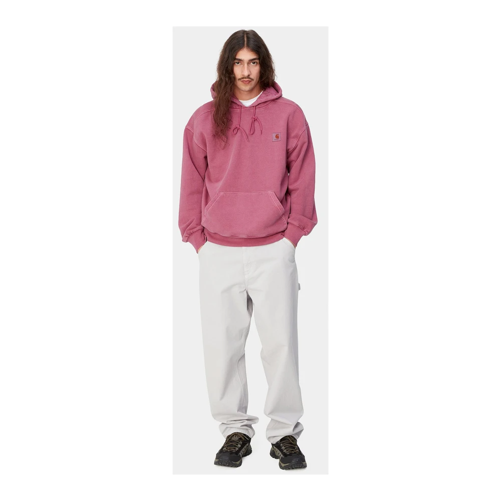 Carhartt WIP Hooded Nelson Sweater (Magenta) Pink Heren