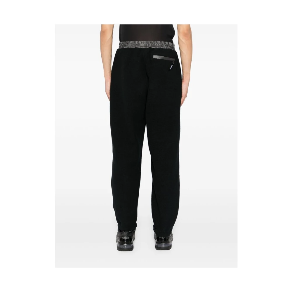 The North Face Zwarte Panel Fluweel Reflecterende Joggers Black Heren