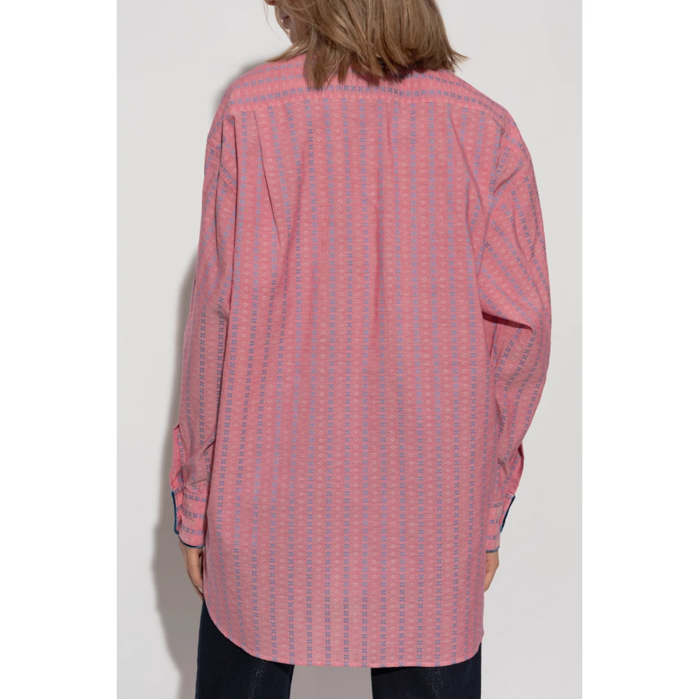 ETRO Gestreept overhemd Pink Dames