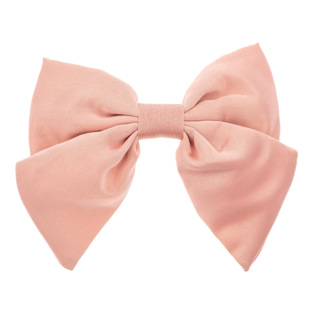 Satin BOW Hair Clip Rose