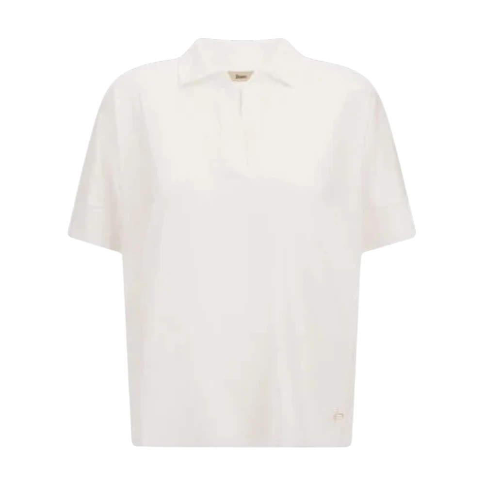 Herno Donna Bianco Top, L, New,
