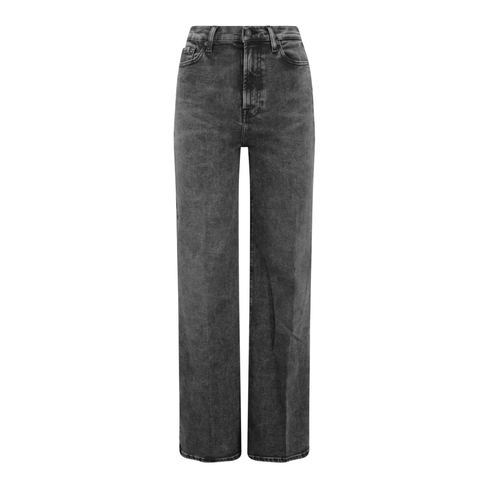 7 For All Mankind Jeans Straight Blauw Blue Dames