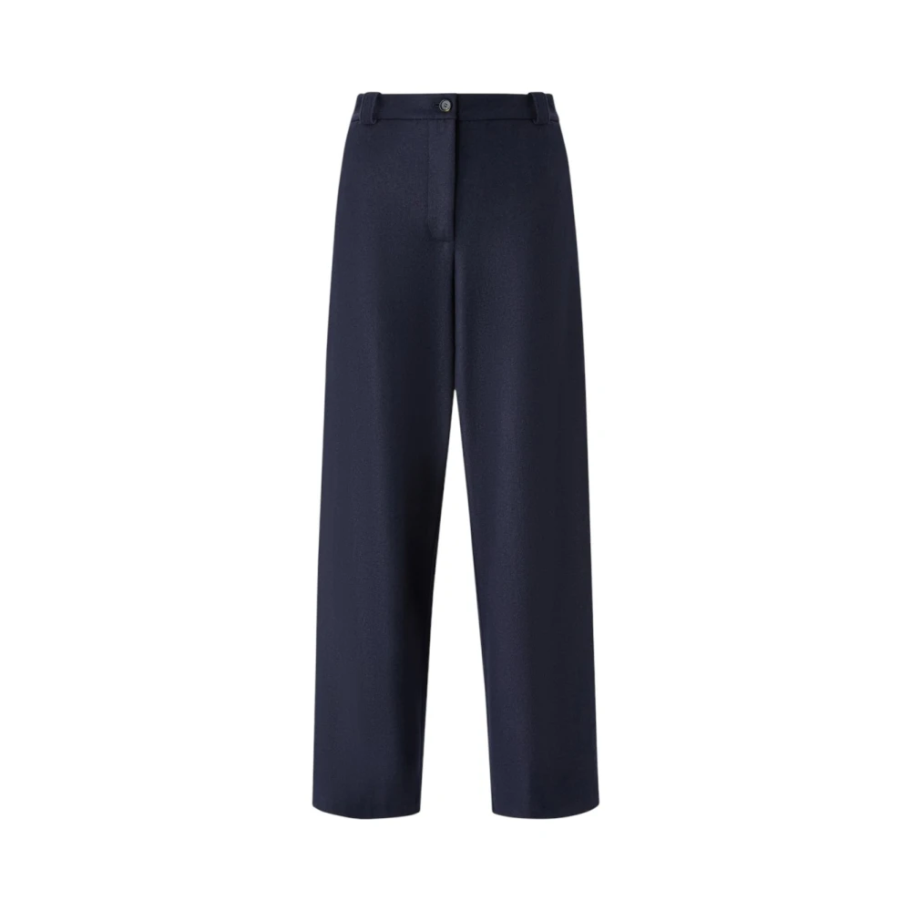 Pinko , Wide Trousers, Female, Blue, Xs, Wide Trousers