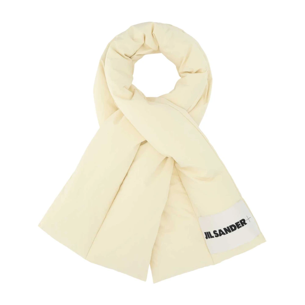 Jil Sander Crème polyester sjaal Yellow Heren