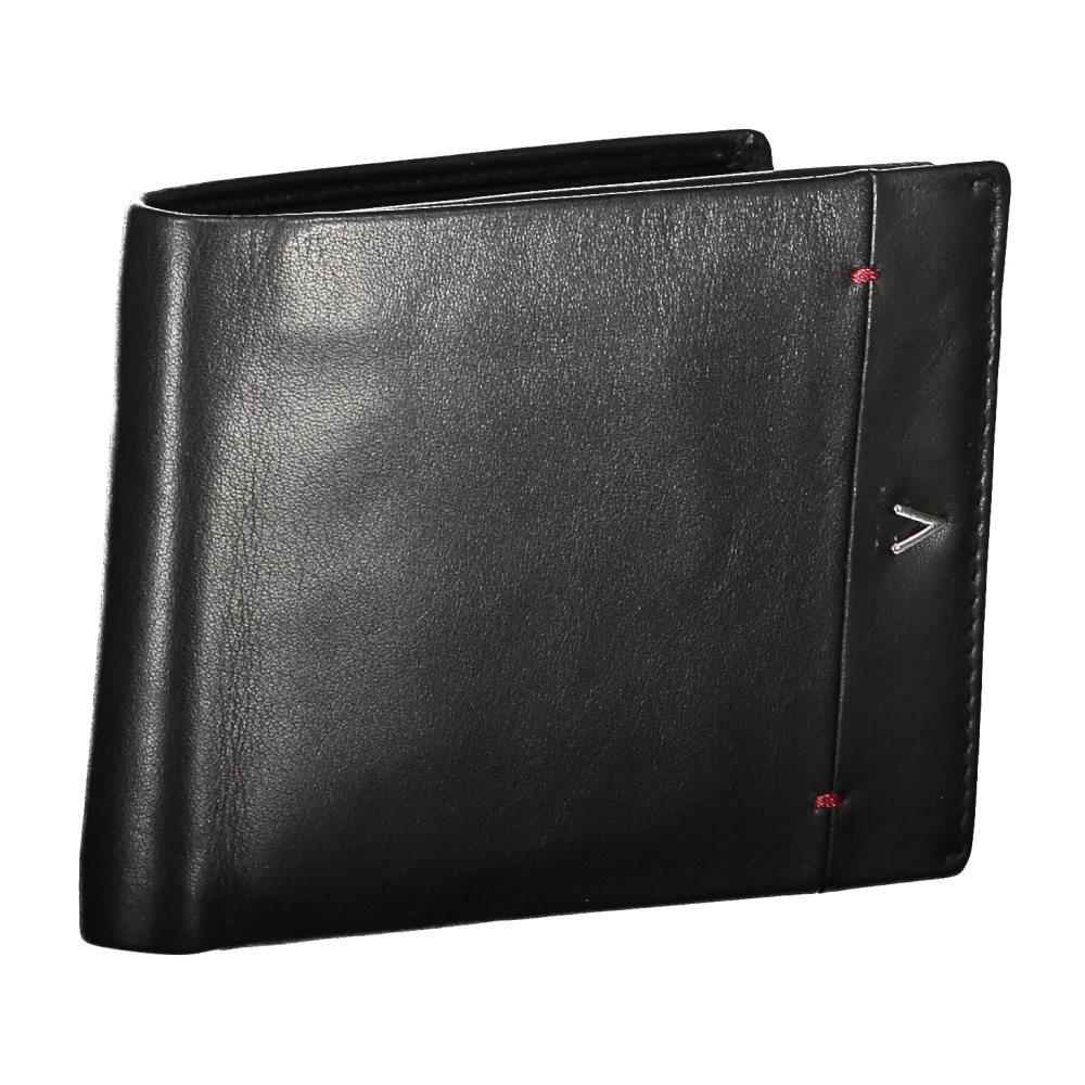 Valentino by Mario Valentino Herenportemonnee met Muntvak en Kaartsleuven Black Heren