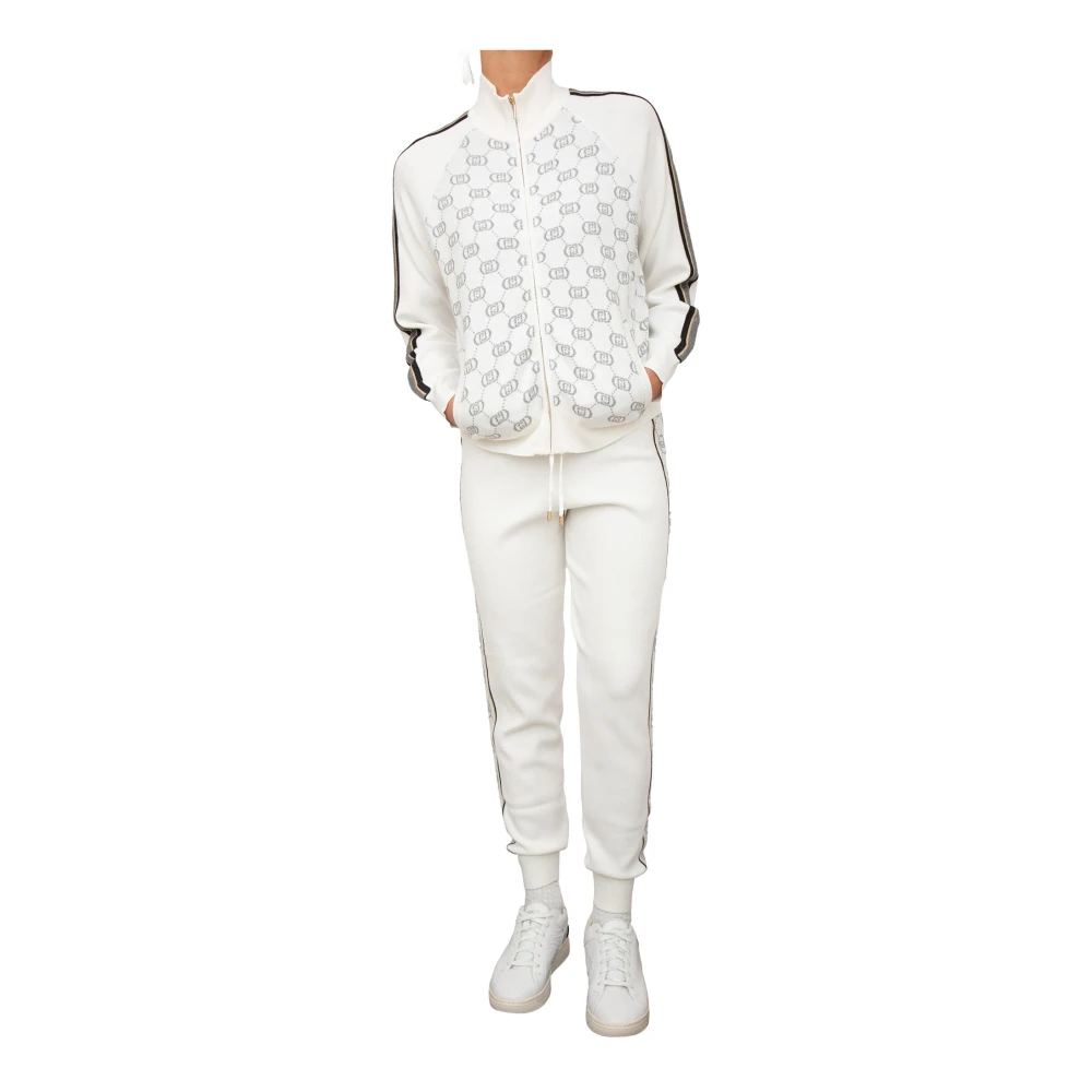 Liu Jo Witte Trui met Moderne Stijl White Dames