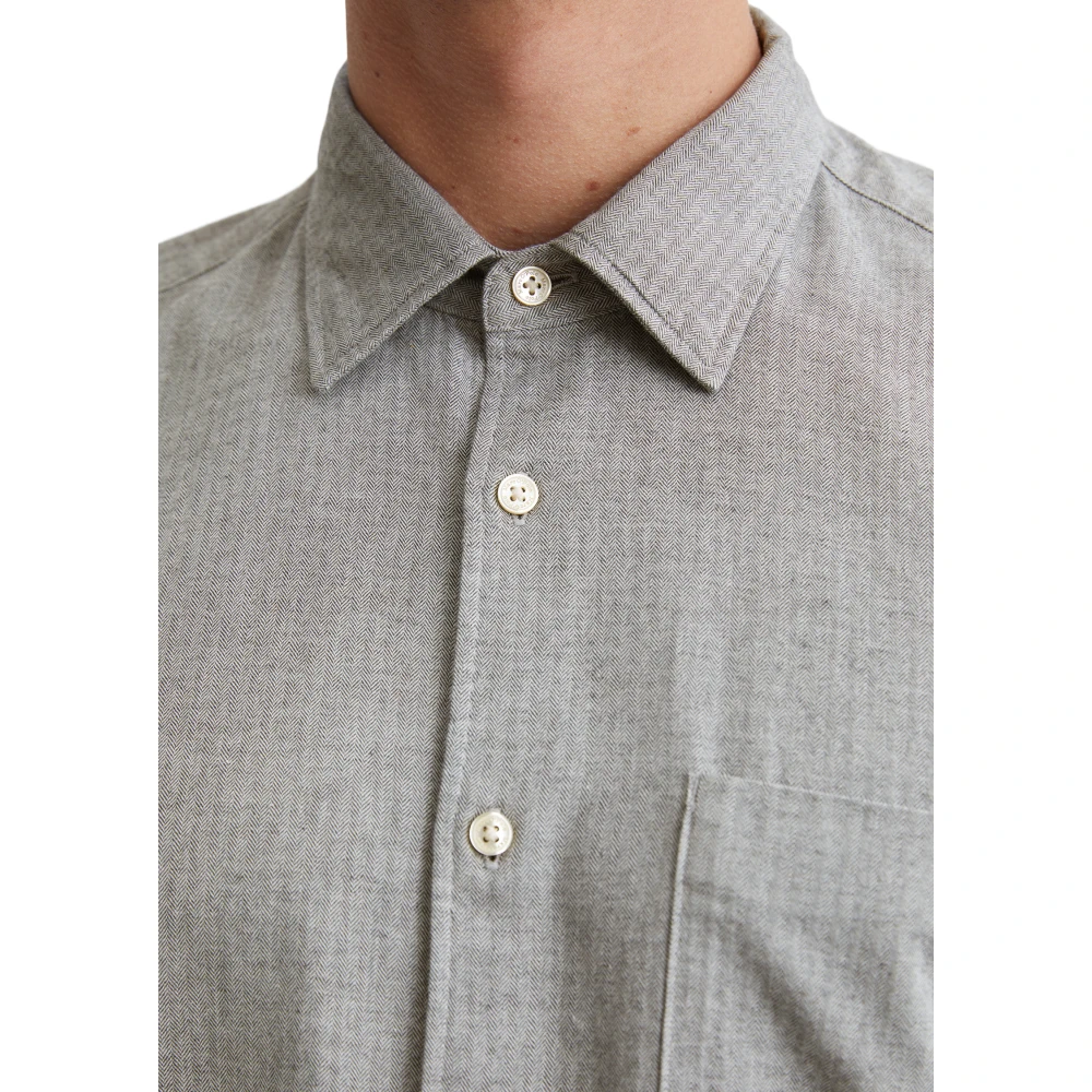 Marc O'Polo Gewoon overhemd Gray Heren