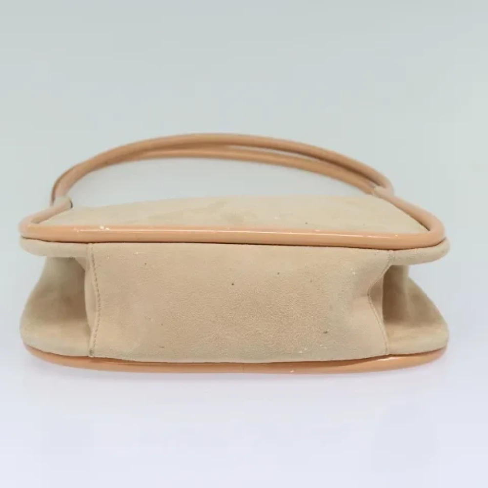 Gucci Vintage Pre-owned Suede gucci-bags Beige Dames