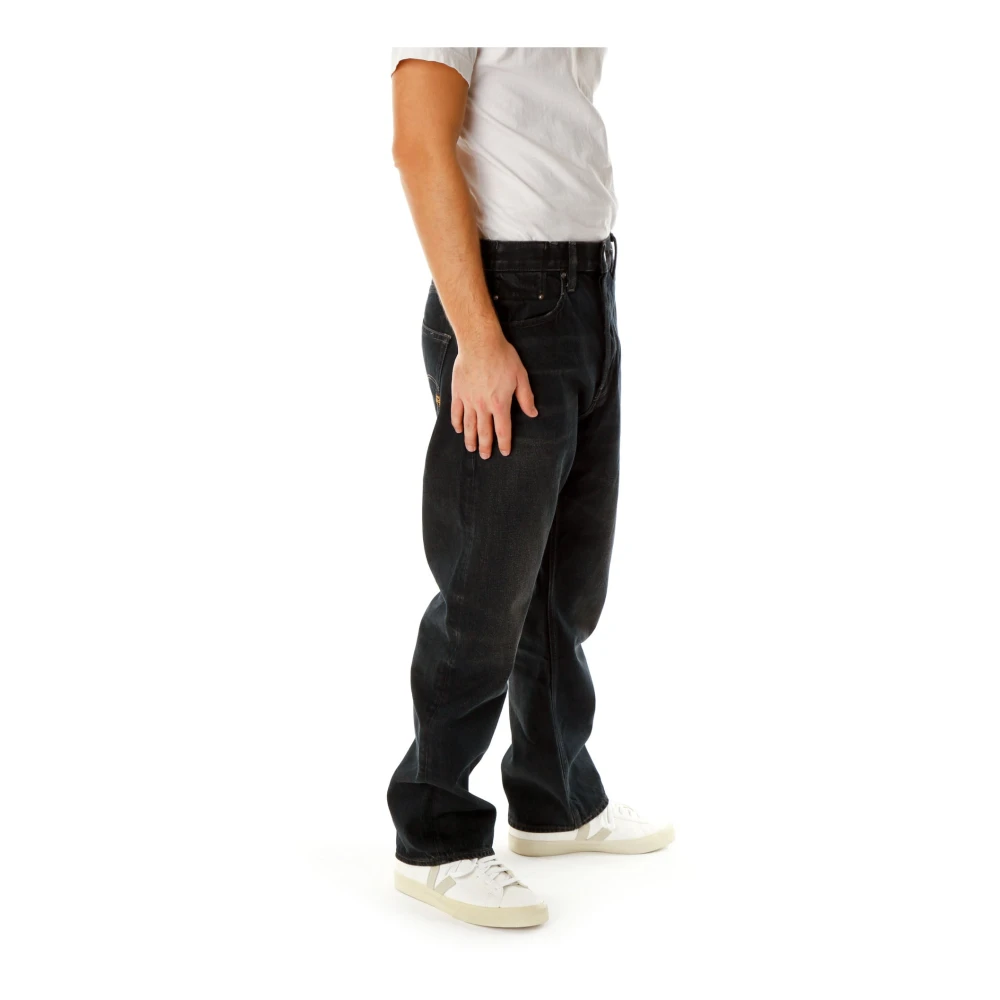 G-Star Straight Fit Jeans met middelhoge taille Blue Heren
